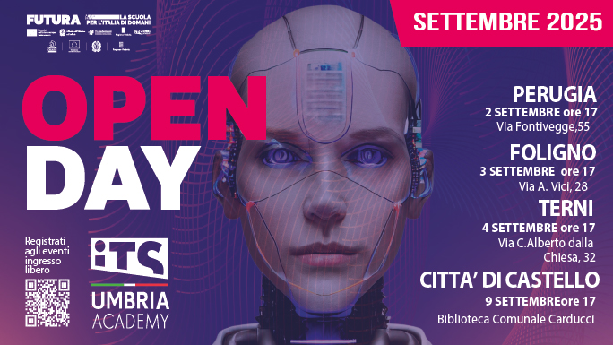 Its Umbria Academy: a settembre gli Open Day per scoprire i percorsi formativi post diploma