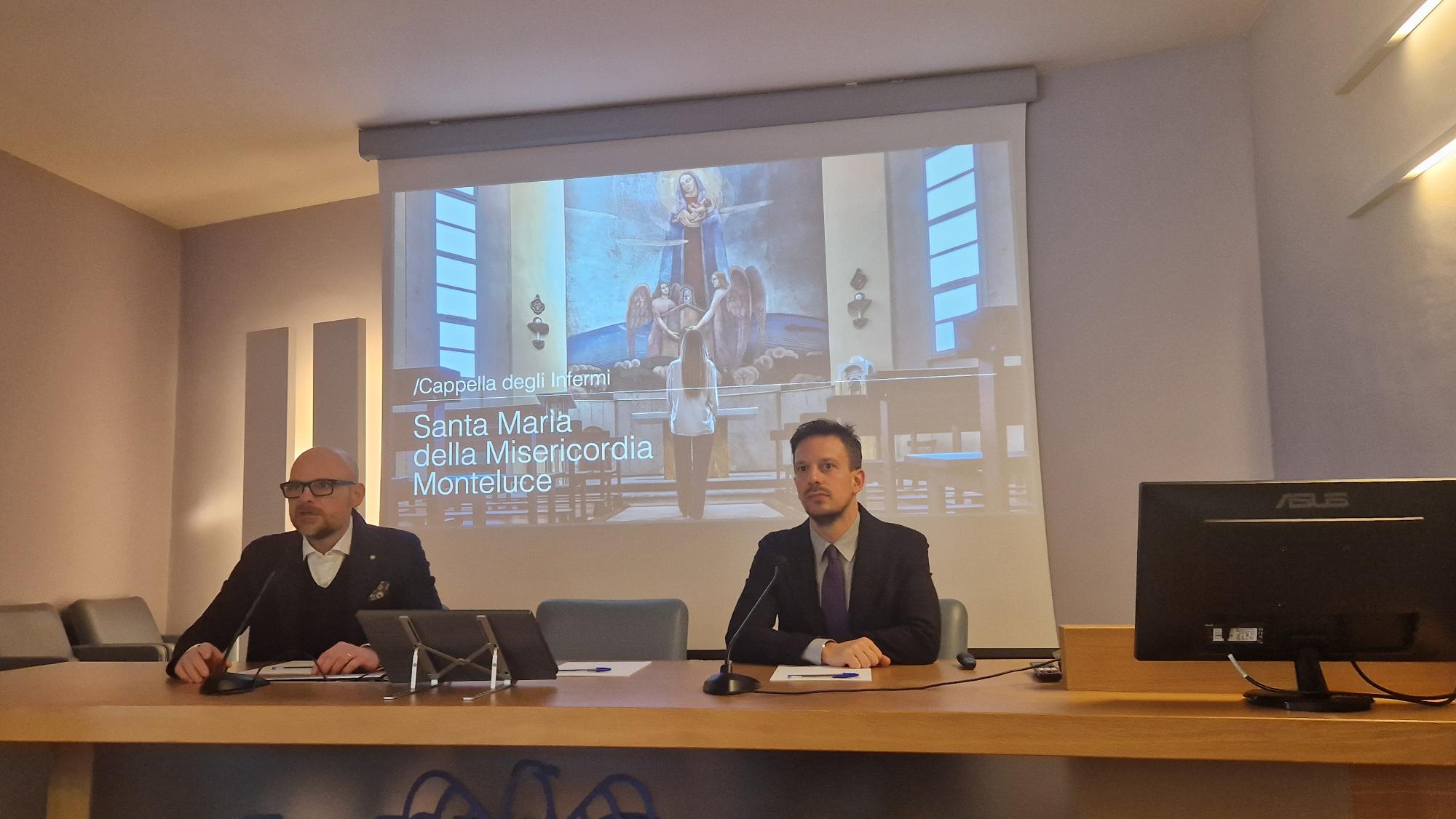 Art Bonus. Imprese della sanità al fianco della Regione per il restauro degli affreschi di Gerardo Dottori a Monteluce